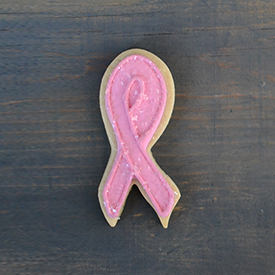 Pink Ribbon Cookies