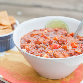 Peanut Butter Veggie Chili