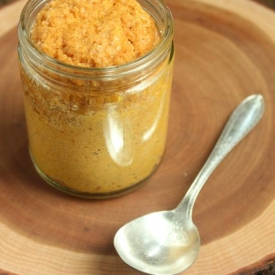 Pumpkin Cornbread Baked in Jars