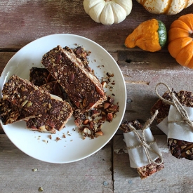 Pumpkin Spiced Nut & Seed Bars