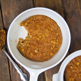 Pumpkin Pie Baked Oatmeal