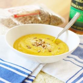 Curried Carrot Squash Coconut Soup