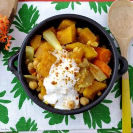 Pumpkin, Chickpea and Lentil Stew