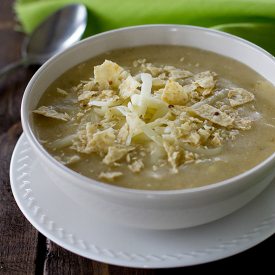 Chicken Green Chile Enchilada Soup