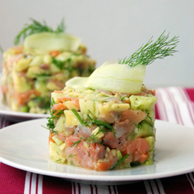 Salmon Tartare and Avocado