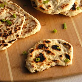 Naan with Shallots