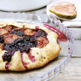 Fig And Blackberry Galette