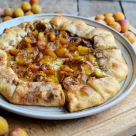 Spiced Mirabelle Plum Galette