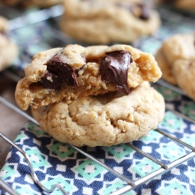 PB Oatmeal Chocolate Chunk Cookies