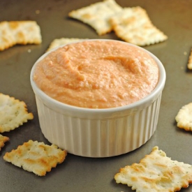 Creamy Roasted Red Pepper Hummus