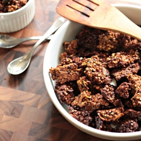 Crunchy Lentil Buckwheat Granola