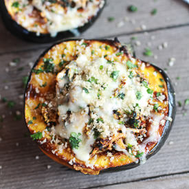 Chipotle Chicken Stuffed Squash