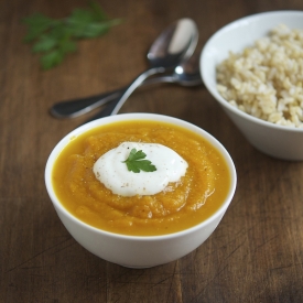 Ginger and Turmeric Carrot Soup