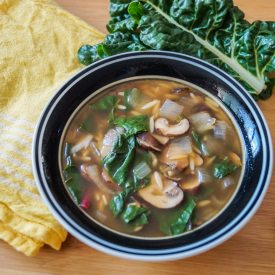 Mushroom Chard Soup