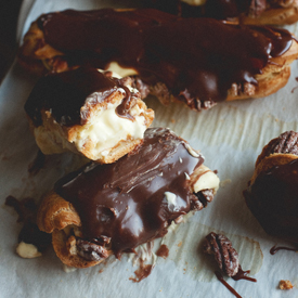 Dulce de Leche Eclairs