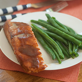 Asian-Style Barbecue Roasted Salmon