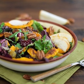 Roasted Fall Vegetables Salad