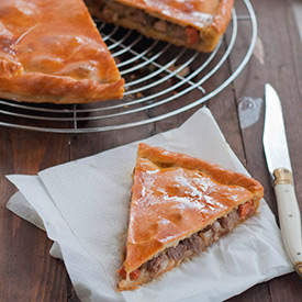 Meat Pie. Galician Recipe