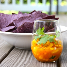 Sweet n Spicy Peach Salsa