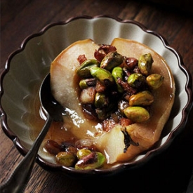 Honey & Pistachio Stuffed Quince