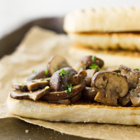 Garlic Mushroom Bruschetta