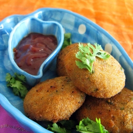 Poha / Beaten Rice Cutlets