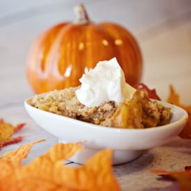 Easy Pumpkin Apple Cobbler