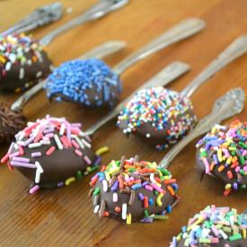 Chocolate Truffle Cocoa Spoons