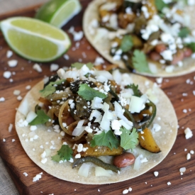 Charred Fall Vegetable Tacos