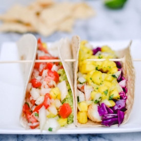 Fish Tacos with Mango Salsa