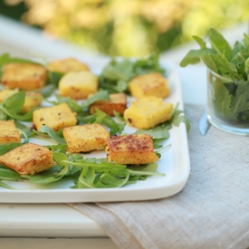 Deep-Fried Polenta Squares