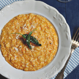 Pumpkin and Cream Cheese risotto