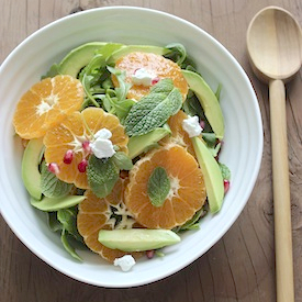 Orange, Avocado & Arugula Salad