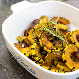 Maple Roasted Delicata Squash