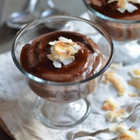 Vegan Chocolate Coconut Pudding