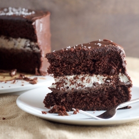 Salted Caramel Ding-Dong Cake