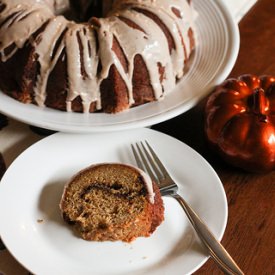 Cinnamon Swirl Pumpkin Bundt Cake