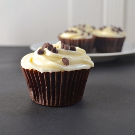 Black and White Cupcake