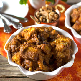 Pumpkin – Maple Bread Pudding