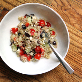 Mediterranean Quinoa Tuna Salad