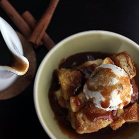 Apple Brioche Bread Pudding