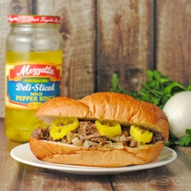 Crockpot Italian Beef Sandwiches