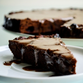 Chocolate Cake with Rum and Raisins