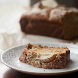 Spiced Buttermilk Cake with Pears