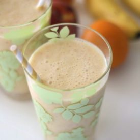 Peach & Banana Sunrise Smoothie