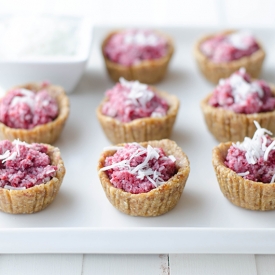 Vegan Healthy Raspberry Tarts