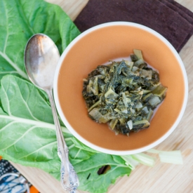 Coconut Braised Greens