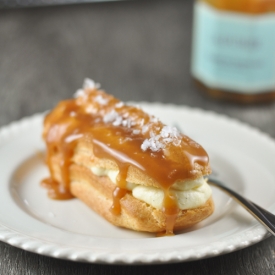 Salted Caramel Eclairs