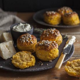 Pumpkin and Parmesan Scones