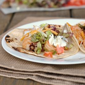 Shrimp Tacos with Jalapeno Ranch